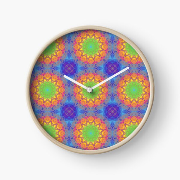 Item preview, Neon Rainbow Kaleidoscope Pattern  designed and sold by Art-By-Jenna.