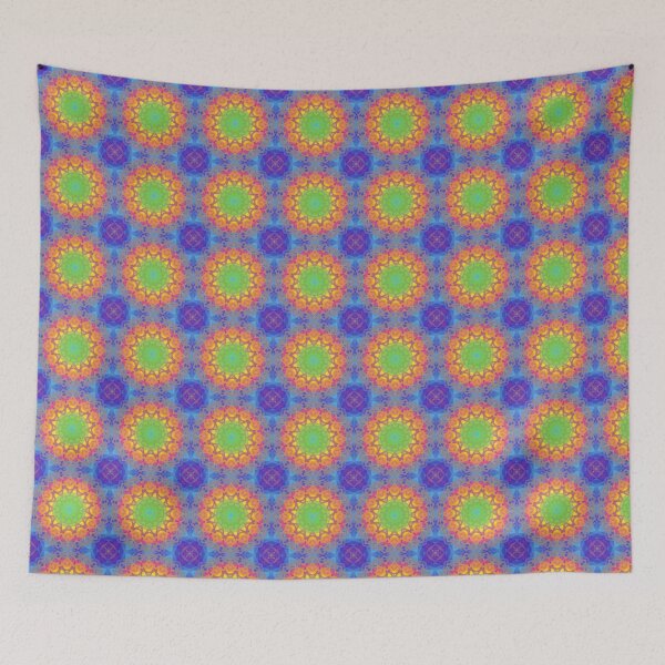 Item preview, Neon Rainbow Kaleidoscope Pattern  designed and sold by Art-By-Jenna.