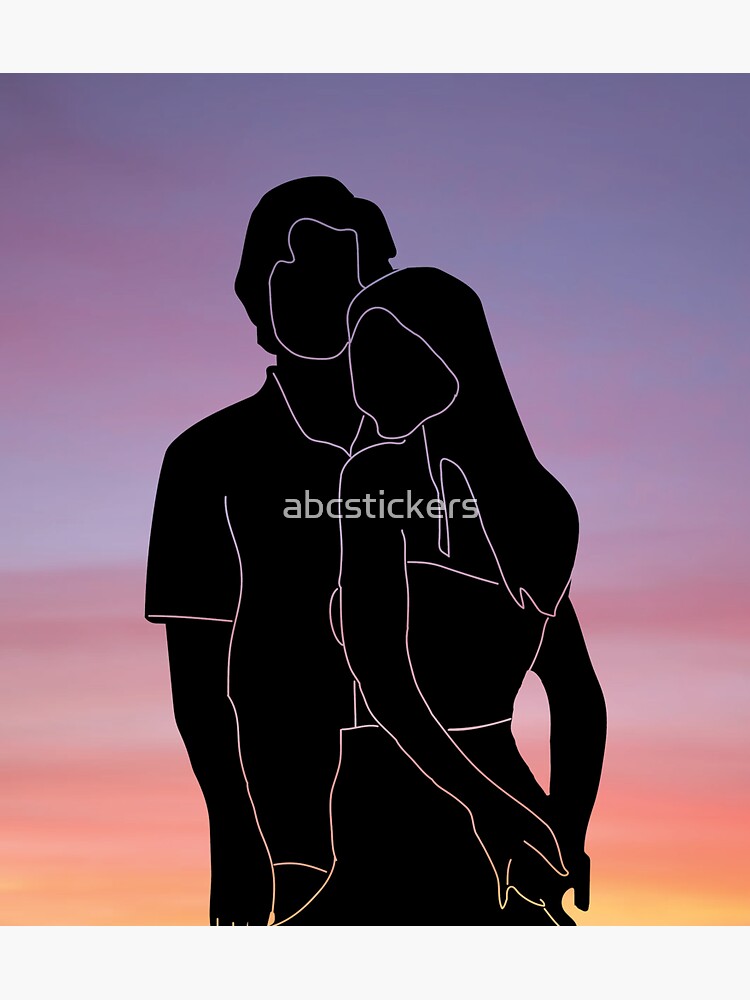 "Outer Banks John B & Sarah" Sticker By Abcstickers | Redbubble