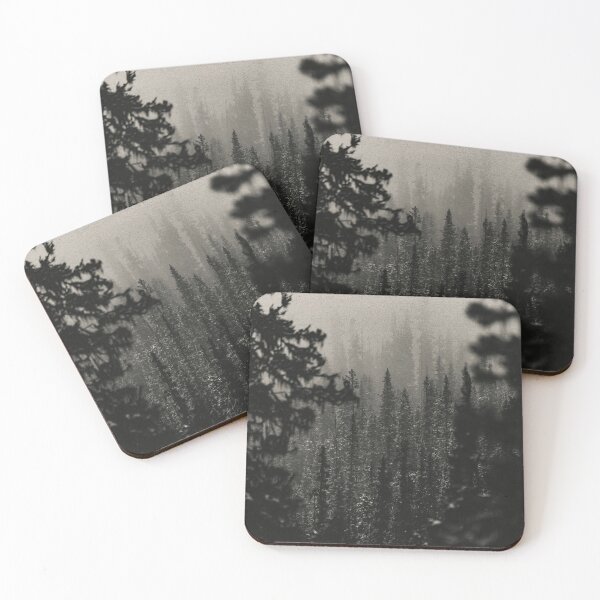 Item preview, Pacific Northwest Forest in Black and White designed and sold by Leah Flores.