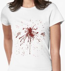 Blood & Bullet wounds Women's Fitted T-Shirt