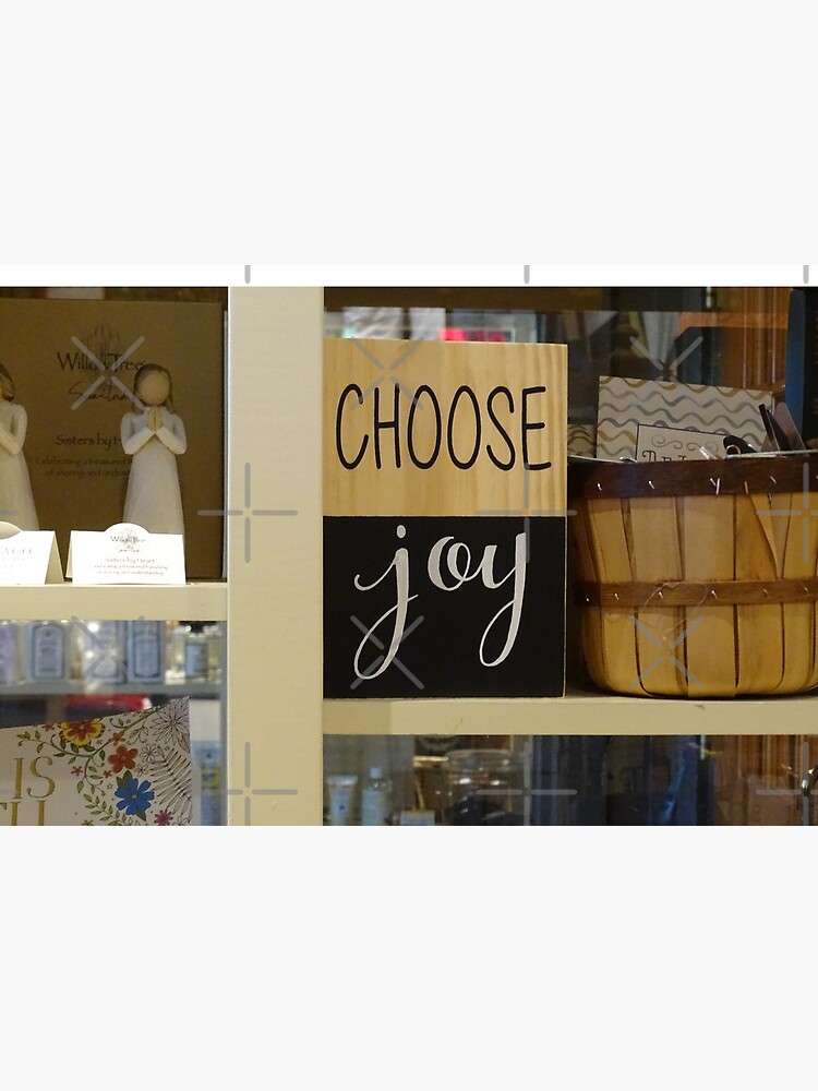 Choose Joy mask, Choose joy pin, Postive message by PicsByMi
