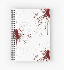 Blood & Bullet wounds Spiral Notebook
