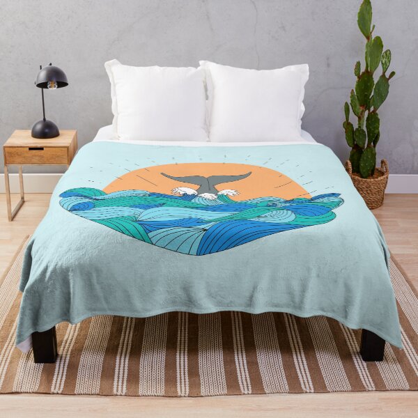 Item preview, Whale Tail In Waves designed and sold by earthythings.