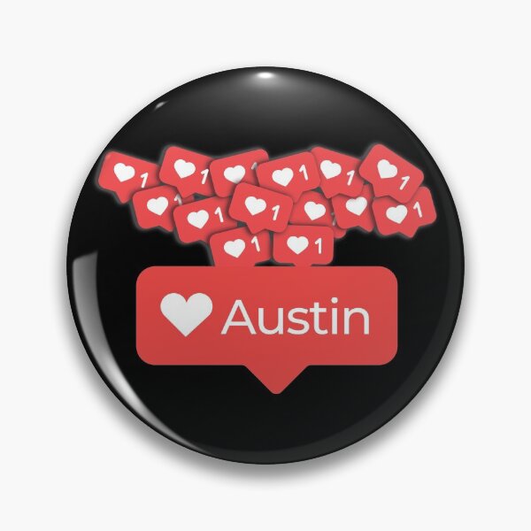 Artikelvorschau, Liebe meine Austin Texas Benachrichtigungs-Herzen entworfen und verkauft von elhefe.