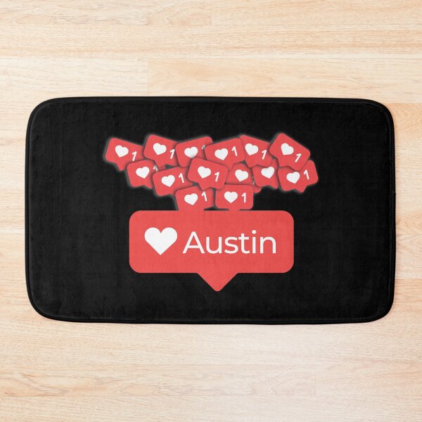 Item preview, Love My Austin Texas Notification Hearts designed and sold by elhefe.
