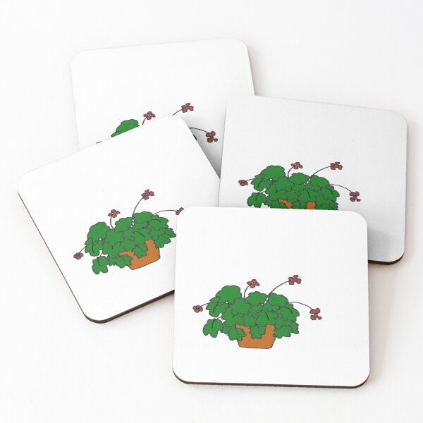 Item preview, Red Geranium in pot! - Plant Love!  designed and sold by Pinnypin.