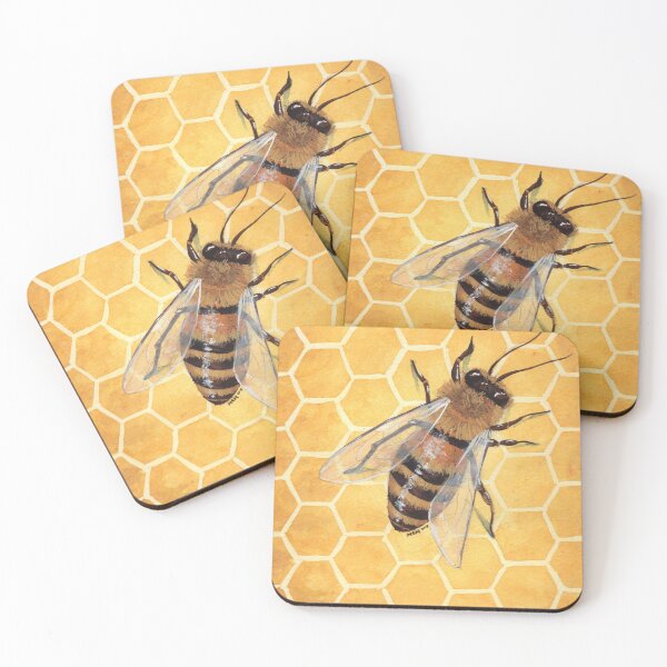 Item preview, Honeycomb & Bee designed and sold by Magpie Malarkey.
