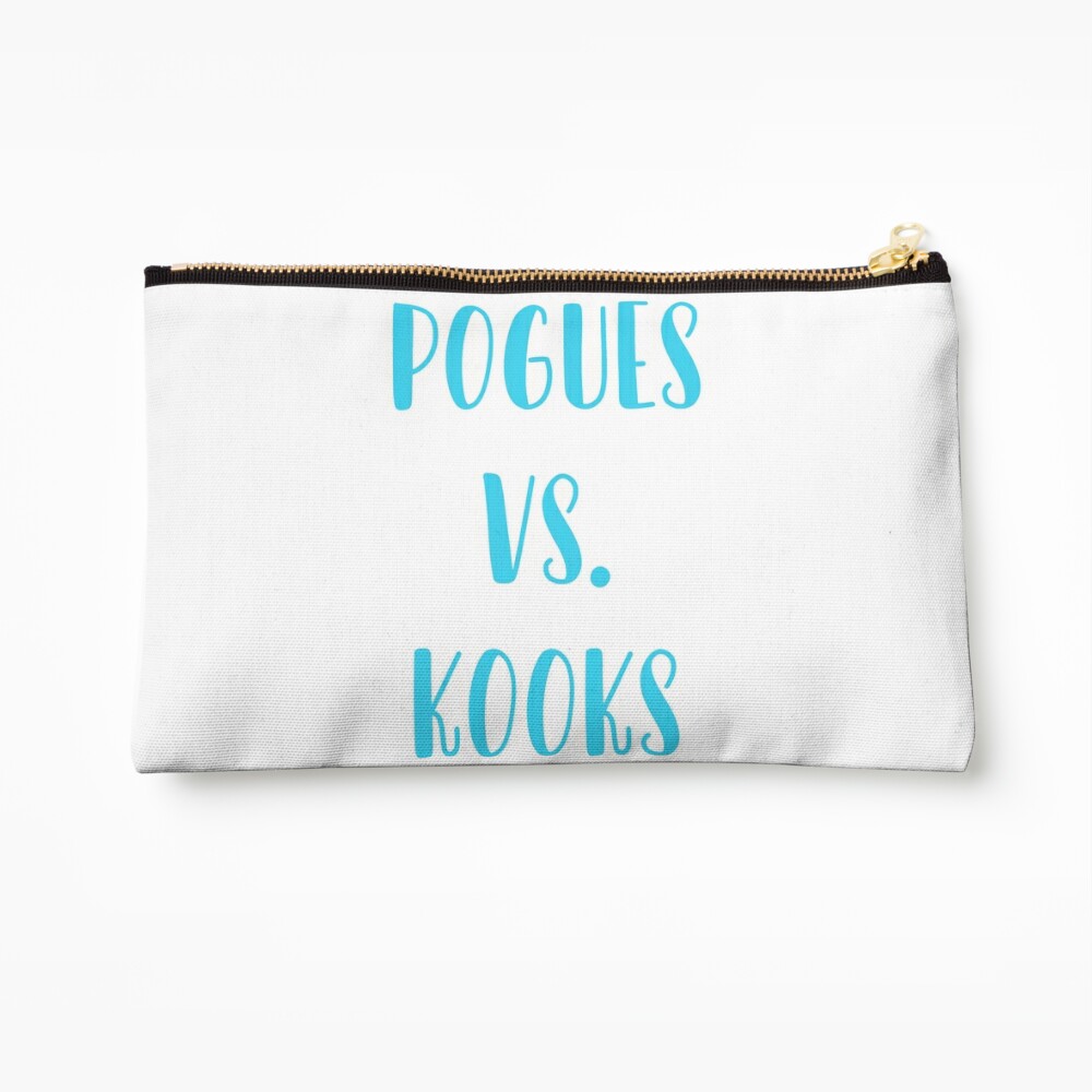 Pogues vs. Kooks Zipper Pouch for Sale by Sofia Ong