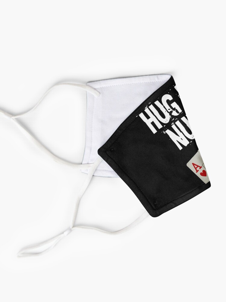 Alternate view of Hug my nuts design Mask