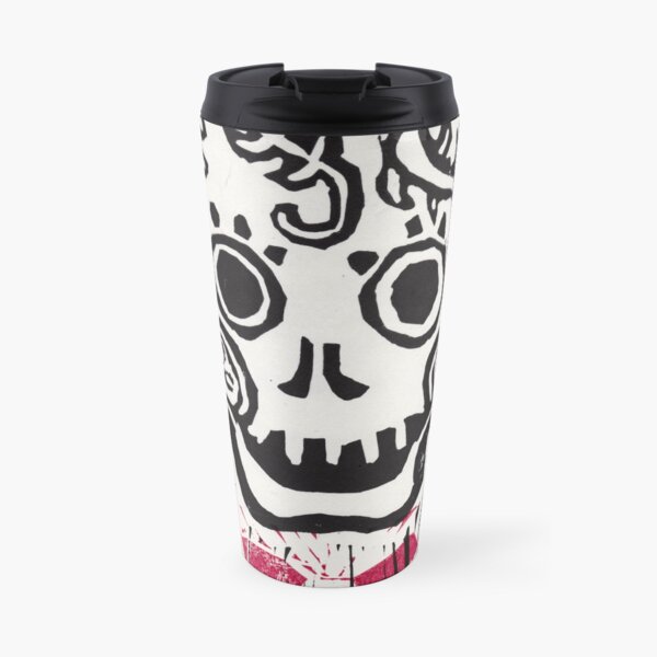 Dandy Skull with Bowtie Travel Mug