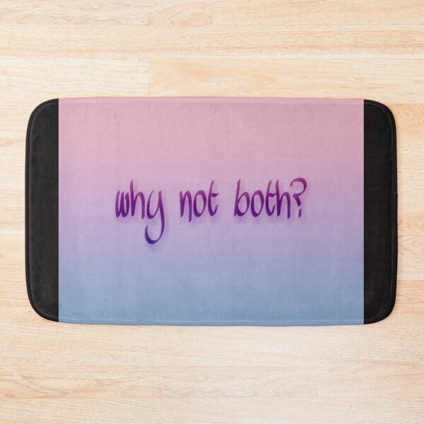 Item preview, Why not both? bisexual flag designed and sold by Imperioimpala.