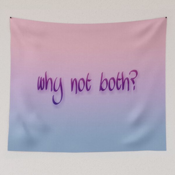 Item preview, Why not both? bisexual flag designed and sold by Imperioimpala.