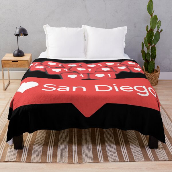 Item preview, Love My San Diego California Notification Hearts designed and sold by elhefe.