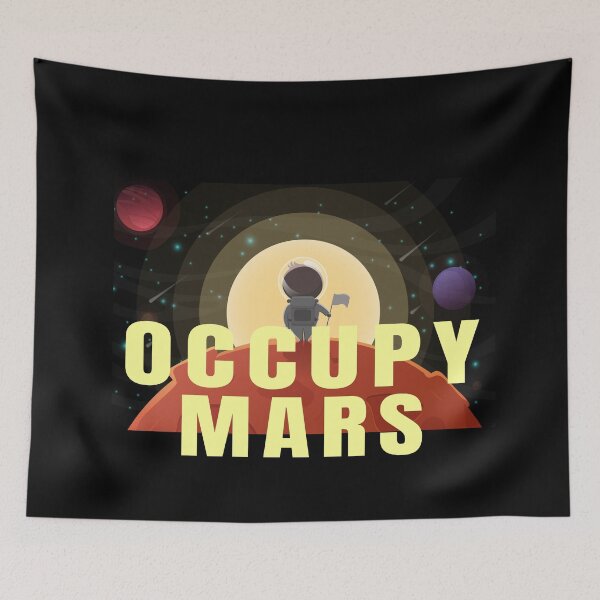 Item preview, Occupy Mars Elon Musk designed and sold by GranadaStore.