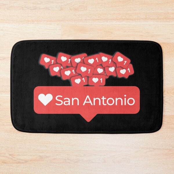Item preview, Love My San Antonio Texas Notification Hearts designed and sold by elhefe.