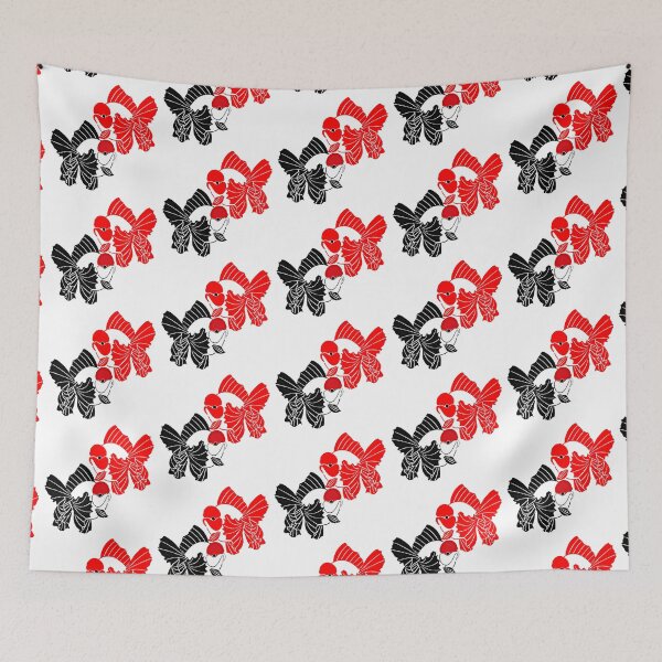 Item preview, Oranda Goldfish Red White and Tri Color Logo designed and sold by Nosnah.