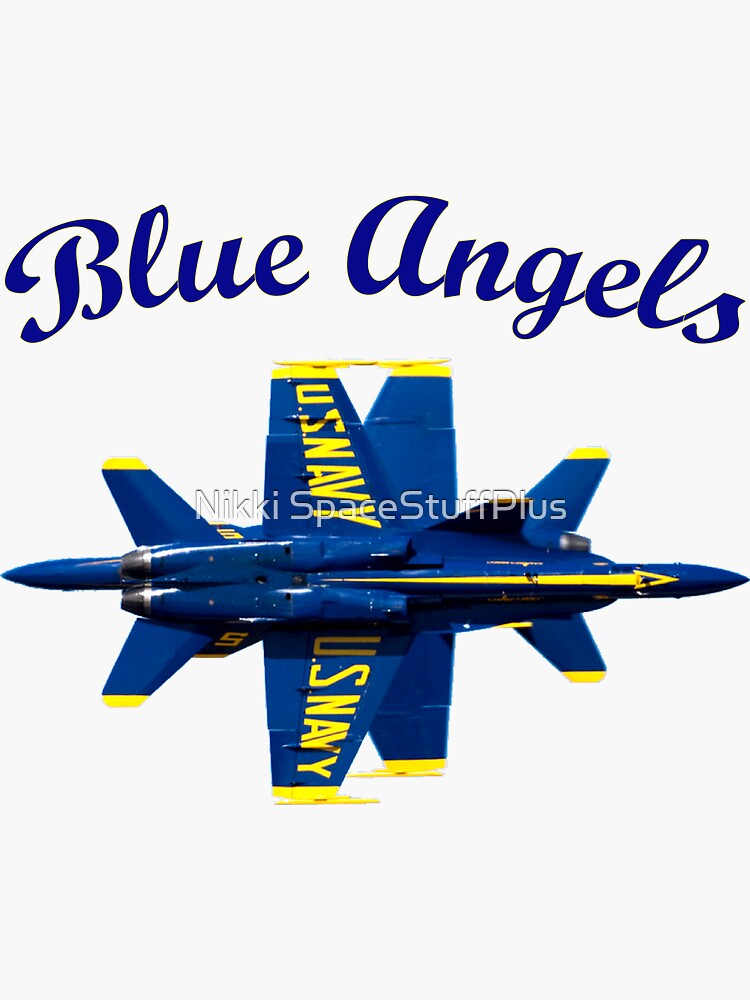 Blue Angels Flight Demonstration Team Sticker By Spacestuffplus Redbubble