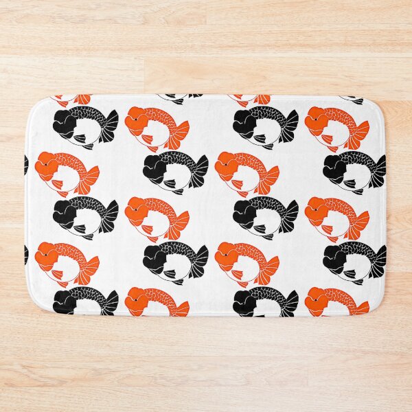 Item preview, Ranchu Goldfish Side View Logo Pair designed and sold by Nosnah.