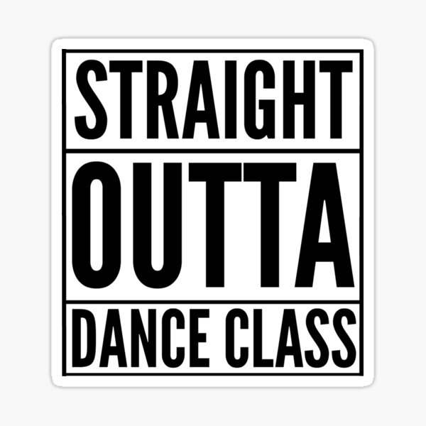 Download Dance Class Stickers Redbubble