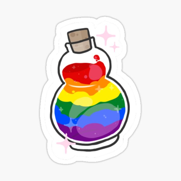 Gay Pride Potion Sticker For Sale By Xxcallistaxx Redbubble