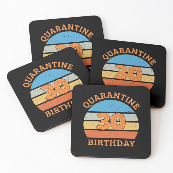 Item preview, 30th Birthday 2020 Quarantaine Social distancing Funny Quarantained  designed and sold by teesBYAlioui.