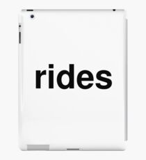 rides iPad Case/Skin