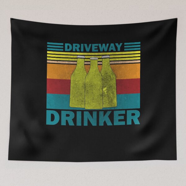 Item preview, Funny vintage Driveway Drinker designed and sold by thehafdesigner.