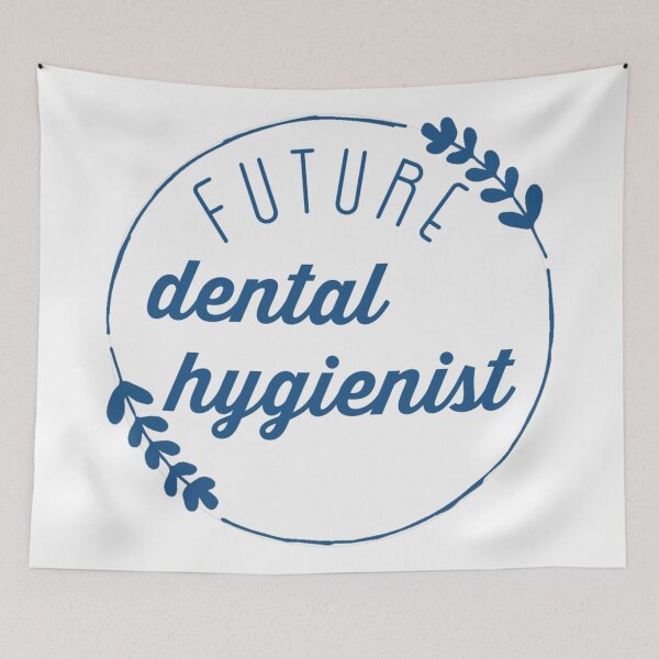Item preview, future dental hygienist   designed and sold by stickersbycare.