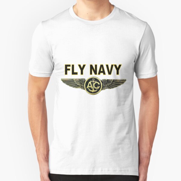Navy Aircrew Wings Slim Fit T-Shirt