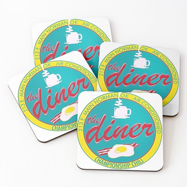Item preview, Circular diner logo designed and sold by Bonnie Amspacher.