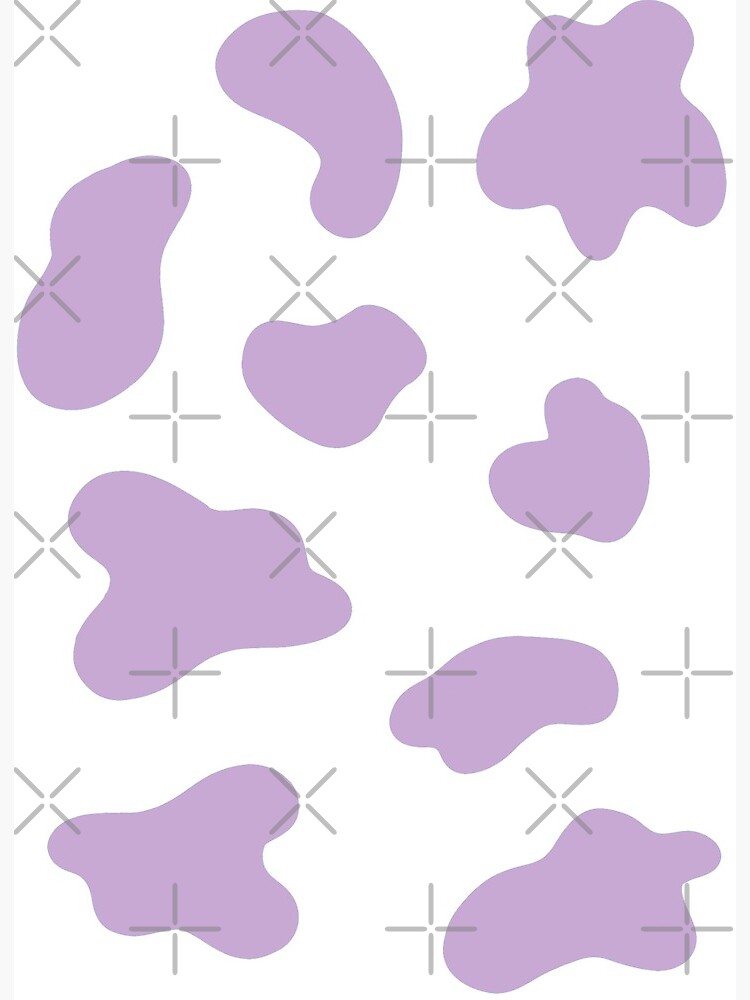 Purple Cow Spots Art Board Print for Sale by chricket