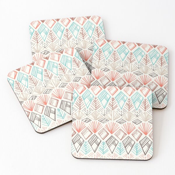Item preview, Boho Geometric Feathers designed and sold by noirty.
