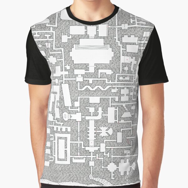 Dungeon Map Graphic T-Shirt