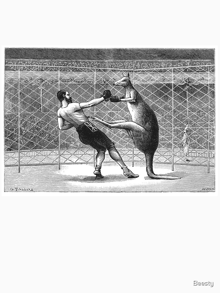 "Boxing Kangaroo" Tshirt by Beesty Redbubble boxing kangaroo t