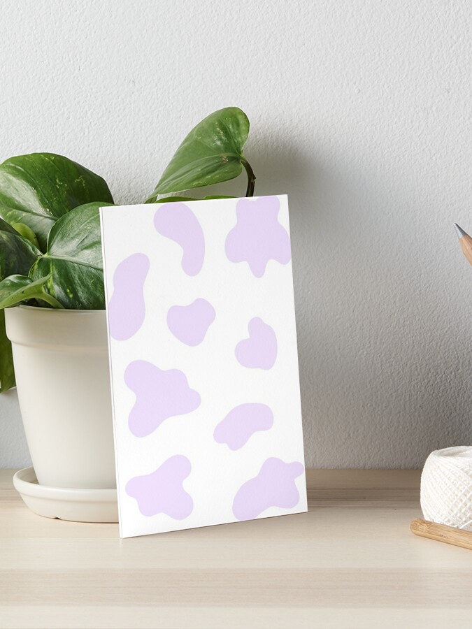 Pastel Purple Cow Spots Canvas Print for Sale by chricket