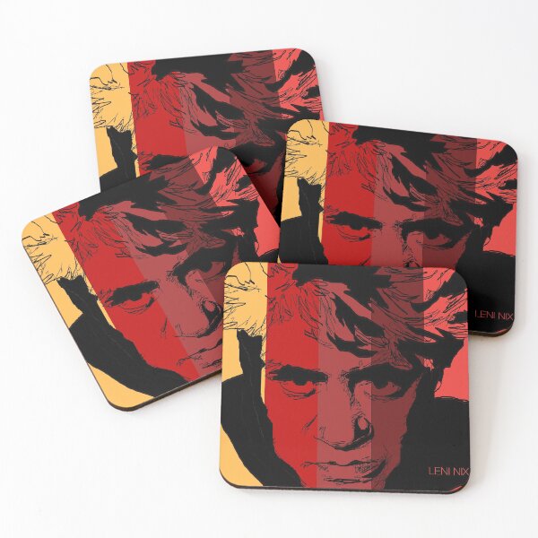 Item preview, Pedro Almodovar with stripy background! designed and sold by burrotees.