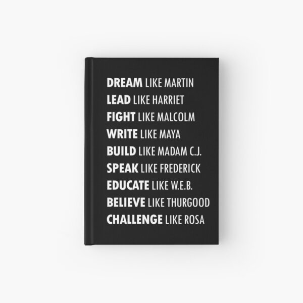 Influential Black History Leaders Hardcover Journal