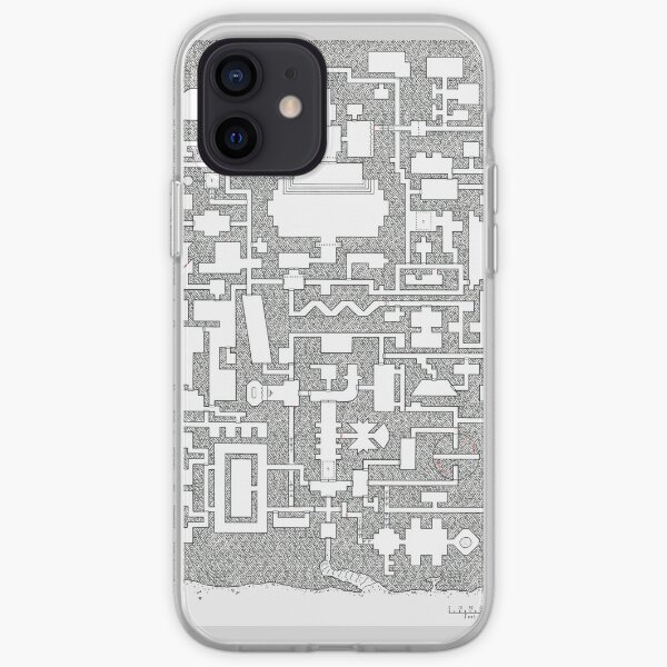 Dungeon Map iPhone Soft Case