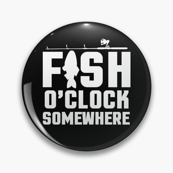 Item preview, Fish O'clock fish angler fishing rod gift designed and sold by redshirtz.