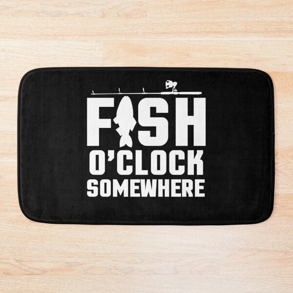 Item preview, Fish O'clock fish angler fishing rod gift designed and sold by redshirtz.