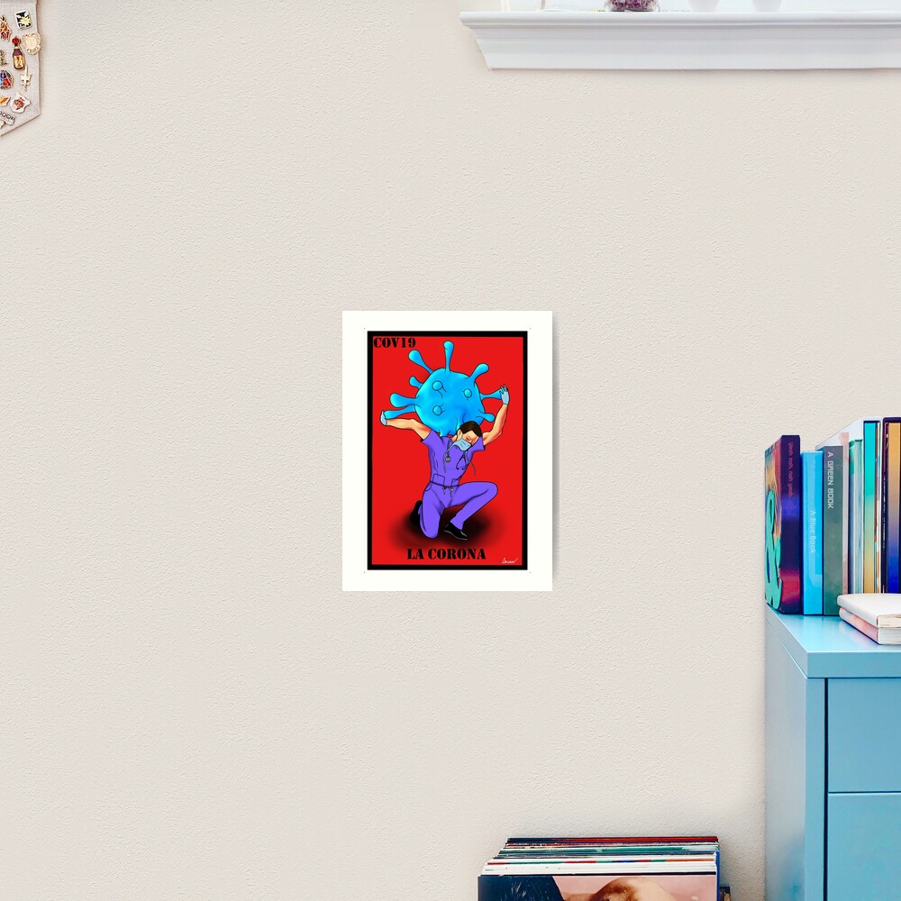 La Corona Loteria Card" Art Print for Sale by Darcotics | Redbubble