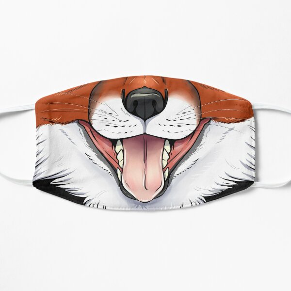 Foxy Grin Flat Mask