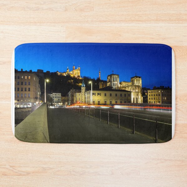 Item preview, Fourviere basilica and citylights designed and sold by Gaël FONTAINE.