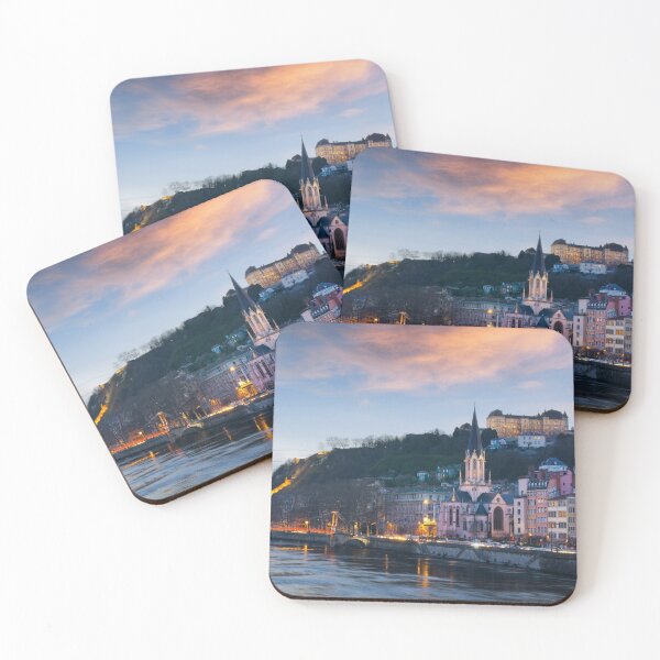 Item preview, Saone quay at sunset designed and sold by Gaël FONTAINE.