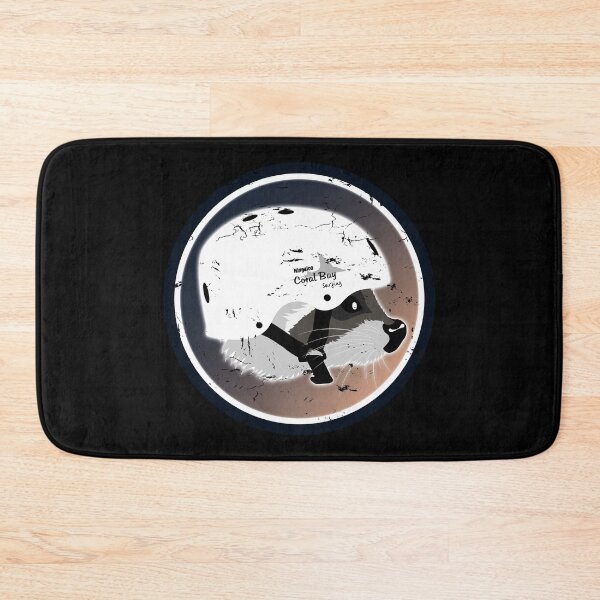 Item preview, Ningaloo Coral Bay Surfing Raccoon designed and sold by NicGrayGraphic.