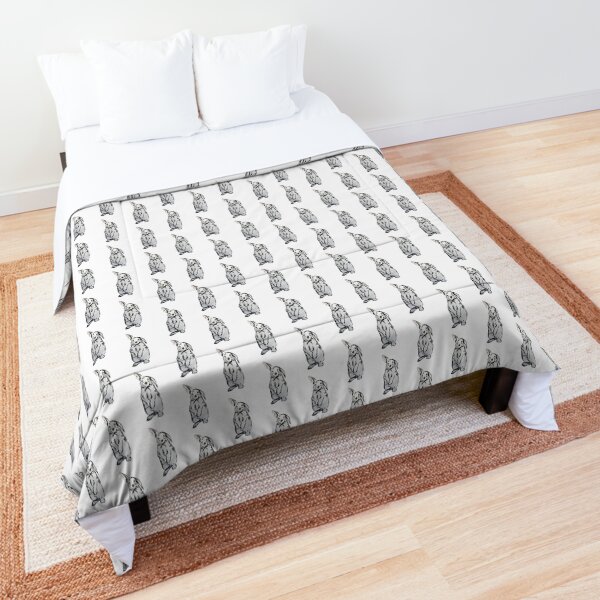white bunny comforter