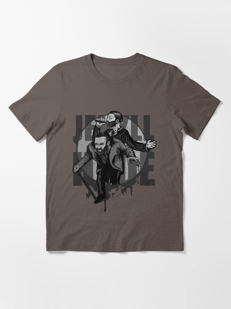 Alternate view of Jekyll & Hyde (gray) Essential T-Shirt