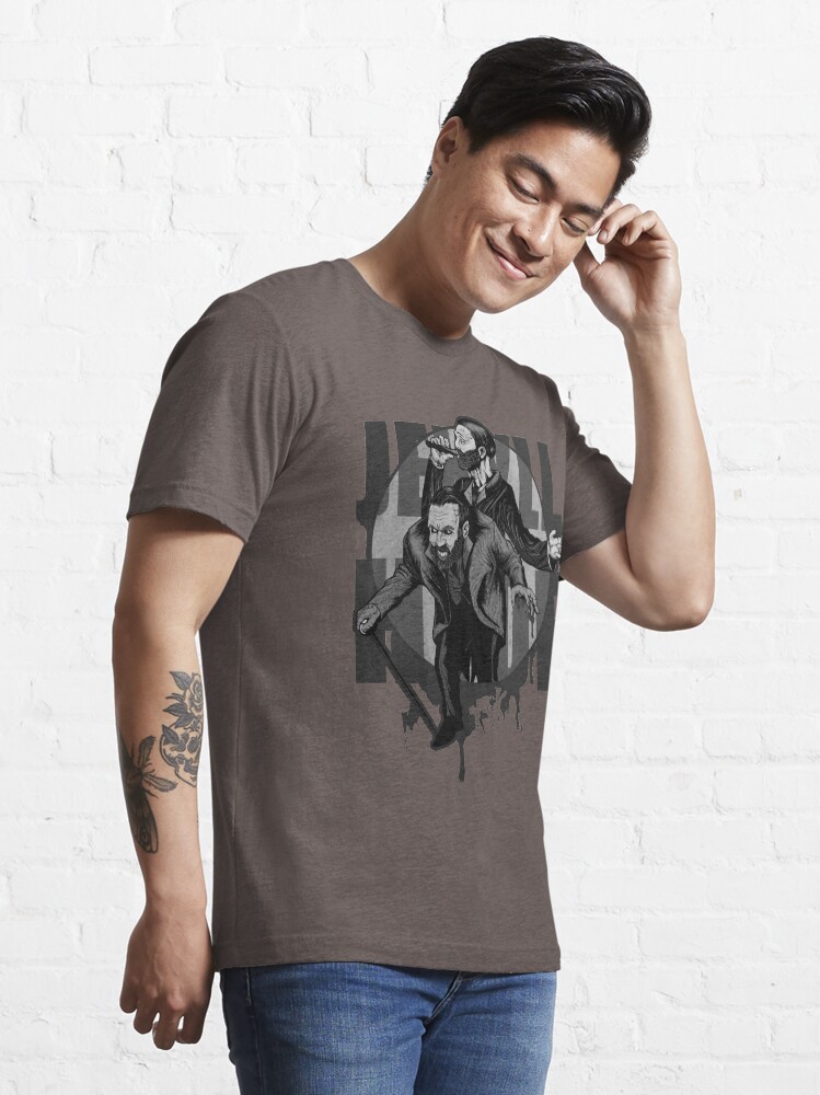 Alternate view of Jekyll & Hyde (gray) Essential T-Shirt