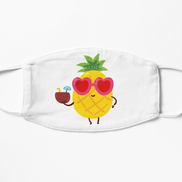 Emoji ananas Masque sans plis